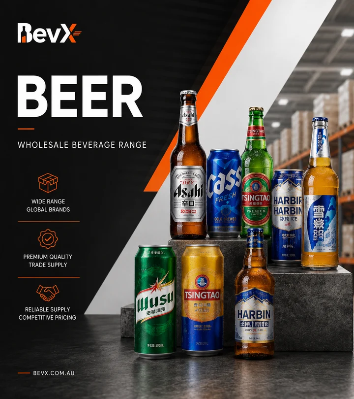 Beer — BevX wholesale beverages