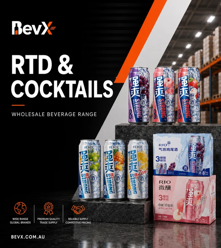 RTD & cocktails — BevX wholesale beverages